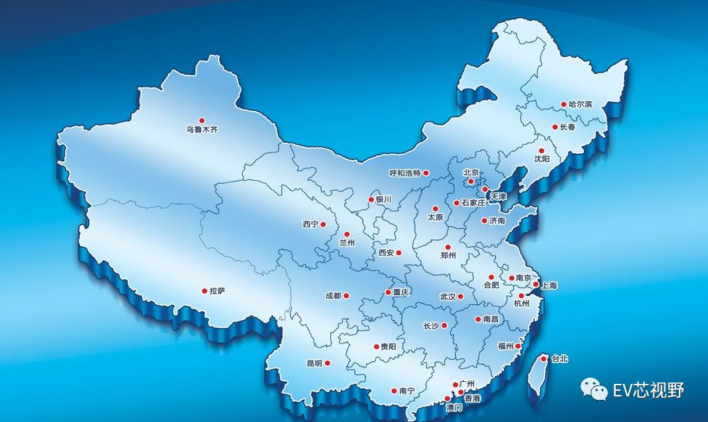 中國34省市新能源汽車產(chǎn)業(yè)規(guī)劃（二）：華北、華東12省市新能源汽車產(chǎn)業(yè)規(guī)劃